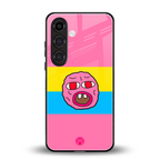 cherry bomb back phone cover | glass case for samsung galaxy s25 plus