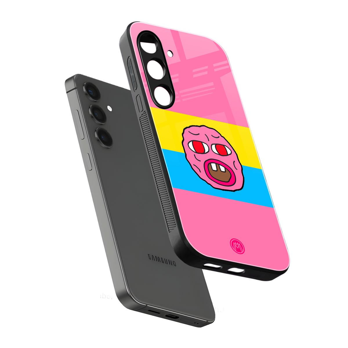 cherry bomb back phone cover | glass case for samsung galaxy s24 fe