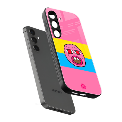 cherry bomb back phone cover | glass case for samsung galaxy s24 fe