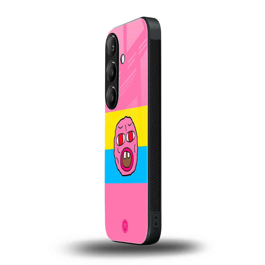cherry bomb back phone cover | glass case for samsung galaxy s24 plus