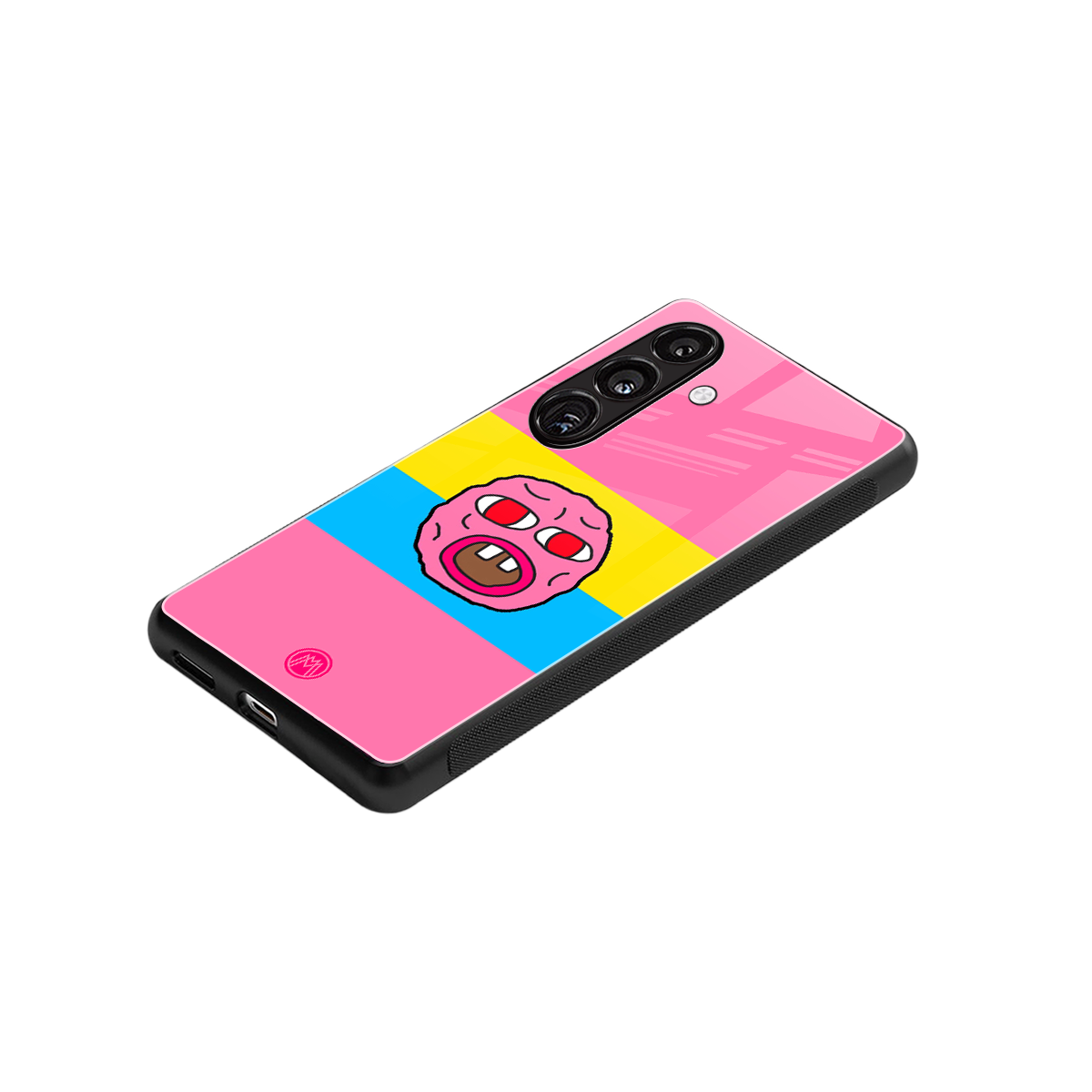 cherry bomb back phone cover | glass case for samsung galaxy s24 fe