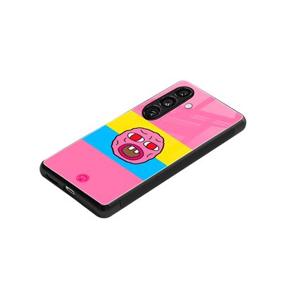 cherry bomb back phone cover | glass case for samsung galaxy s24 fe