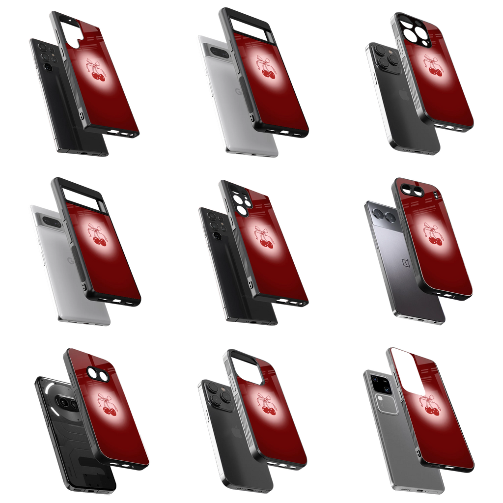Durable Glass Back Mobile Case for iPhone, Samsung, OnePlus, Google Pixel, Redmi, Vivo, Oppo