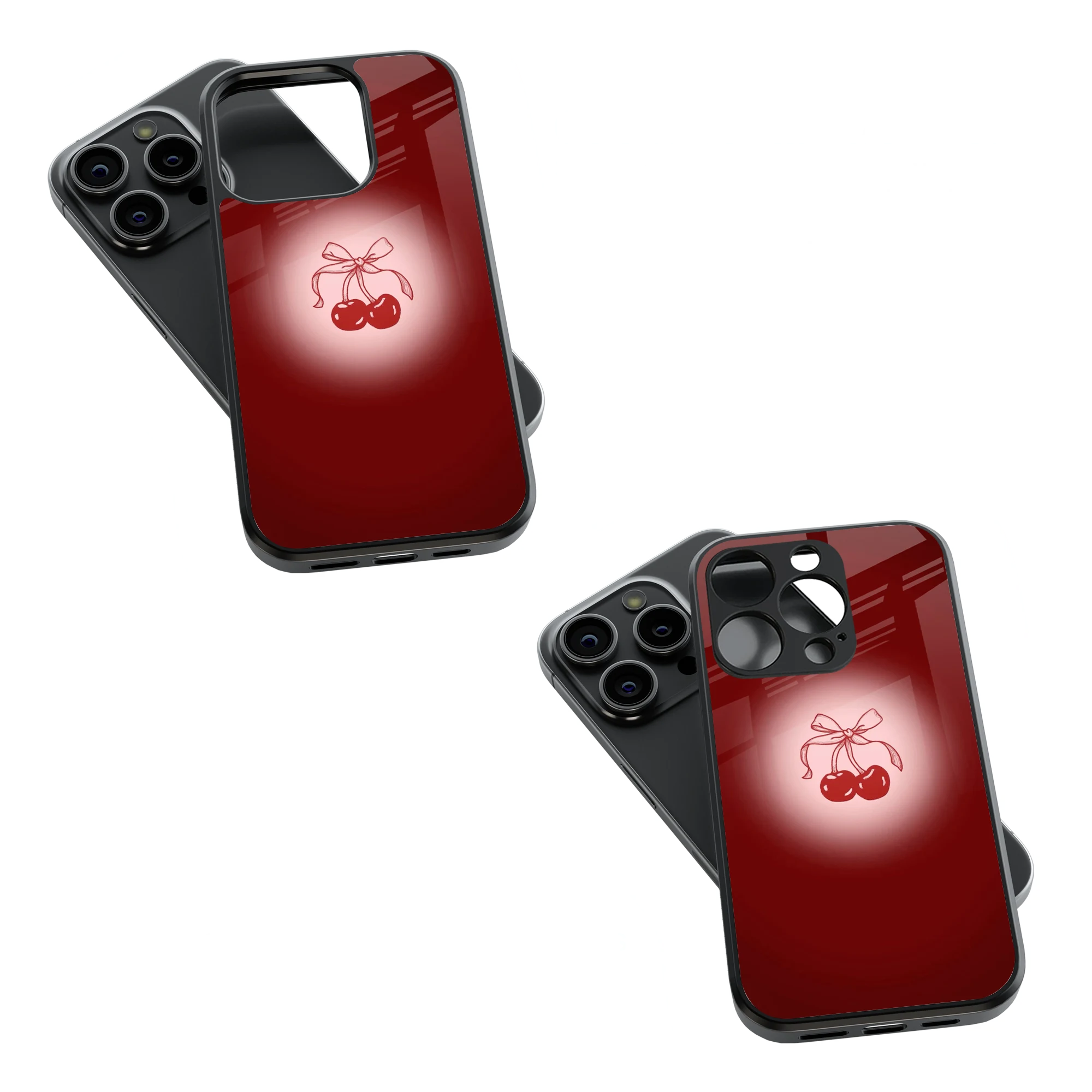 Trendy Glass Back Mobile Case for iPhone, Samsung, Redmi, OnePlus, Google Pixel, Motorola