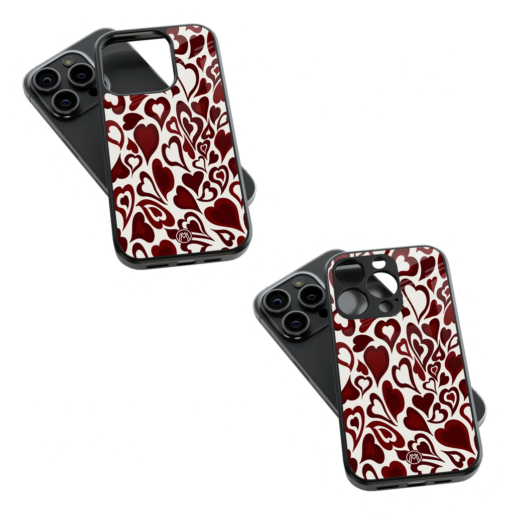 Trendy Glass Back Mobile Case for iPhone, Samsung, Redmi, OnePlus, Google Pixel, Motorola