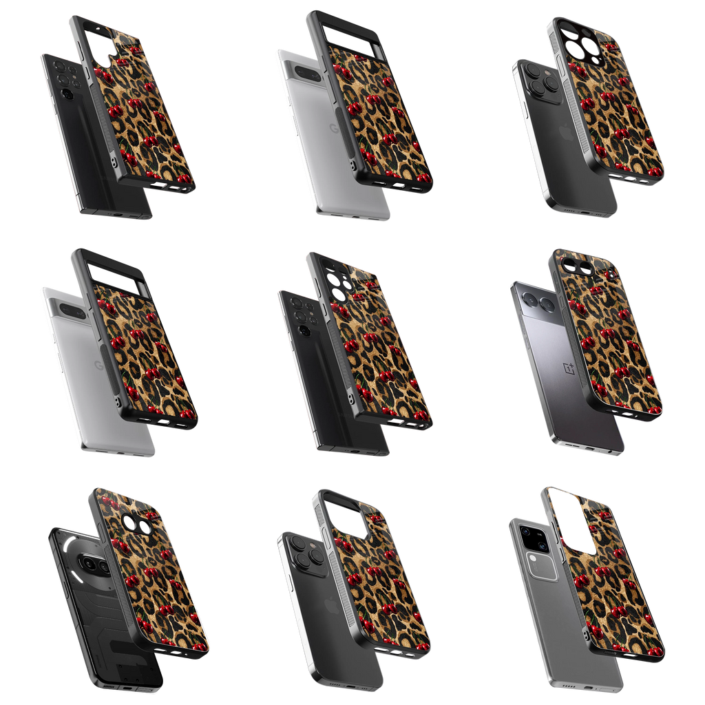 Durable Glass Back Mobile Case for iPhone, Samsung, OnePlus, Google Pixel, Redmi, Vivo, Oppo
