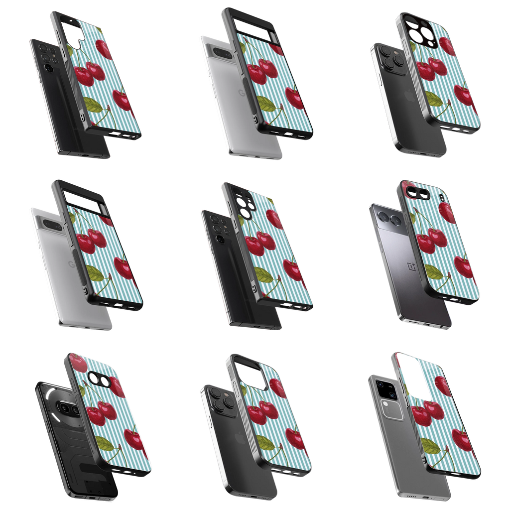Durable Glass Back Mobile Case for iPhone, Samsung, OnePlus, Google Pixel, Redmi, Vivo, Oppo