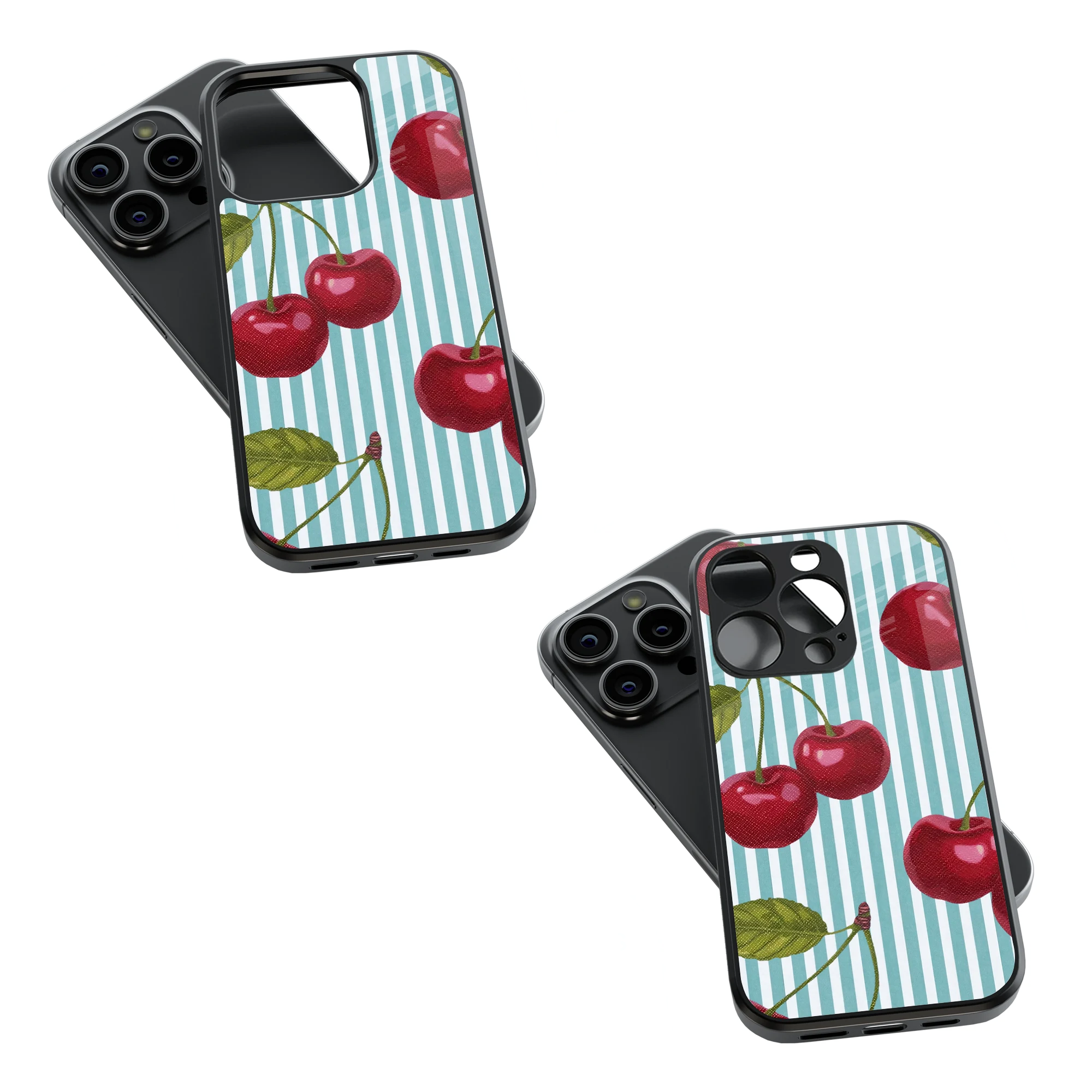 Trendy Glass Back Mobile Case for iPhone, Samsung, Redmi, OnePlus, Google Pixel, Motorola
