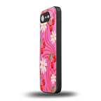 cherry swirl back phone cover | glass case for iphone 16e