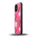 cherry swirl back phone cover | glass case for nothing phone 1