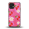 cherry swirl back phone cover | glass case for nothing phone 2