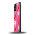 cherry swirl back phone cover | glass case for nothing phone 2