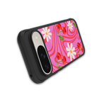 cherry swirl back phone cover | glass case for google pixel 9