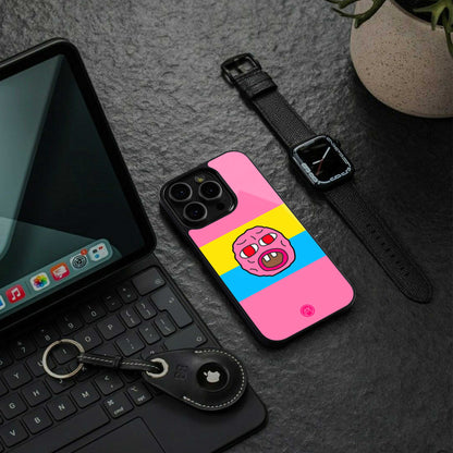cherry bomb back phone cover | glass case for iphone 13 pro max