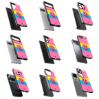 Durable Glass Back Mobile Case for iPhone, Samsung, OnePlus, Google Pixel, Redmi, Vivo, Oppo