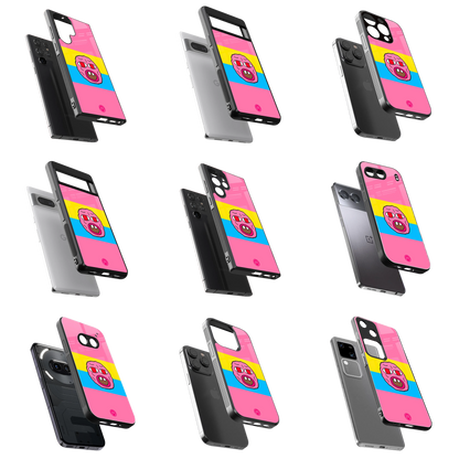 Durable Glass Back Mobile Case for iPhone, Samsung, OnePlus, Google Pixel, Redmi, Vivo, Oppo