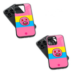 Trendy Glass Back Mobile Case for iPhone, Samsung, Redmi, OnePlus, Google Pixel, Motorola