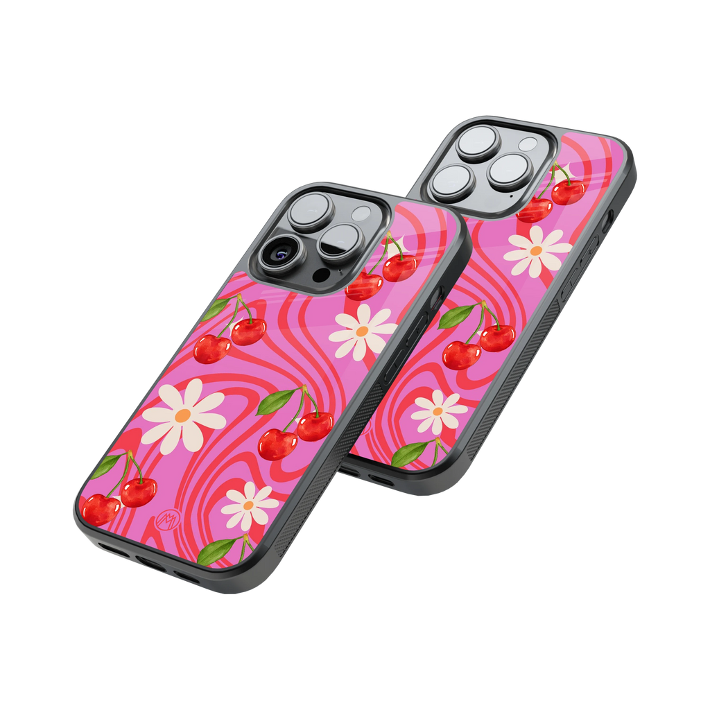 Protective Glass Back Phone Case Compatible with iPhone, Samsung, OnePlus, Pixel & More