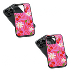 Trendy Glass Back Mobile Case for iPhone, Samsung, Redmi, OnePlus, Google Pixel, Motorola