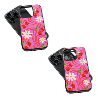 Trendy Glass Back Mobile Case for iPhone, Samsung, Redmi, OnePlus, Google Pixel, Motorola