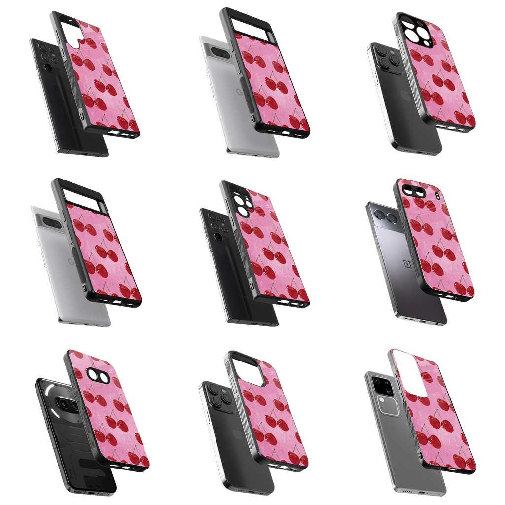 Durable Glass Back Mobile Case for iPhone, Samsung, OnePlus, Google Pixel, Redmi, Vivo, Oppo