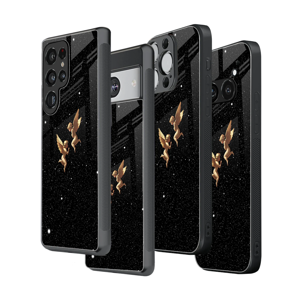 Stylish Glass Back Case for All Smartphones iPhone, Samsung, OnePlus, Pixel, Redmi, Oppo, Vivo, Motorola