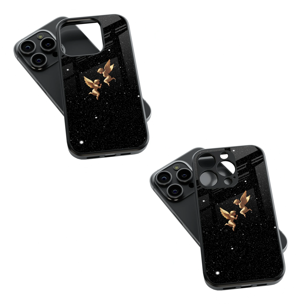 Trendy Glass Back Mobile Case for iPhone, Samsung, Redmi, OnePlus, Google Pixel, Motorola