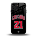 chicago 21 back phone cover | glass case for iphone 13 mini