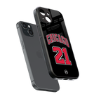 chicago 21 back phone cover | glass case for iphone 13 mini
