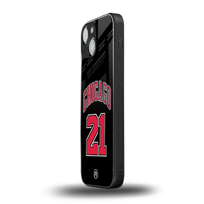 chicago 21 back phone cover | glass case for iphone 13 mini