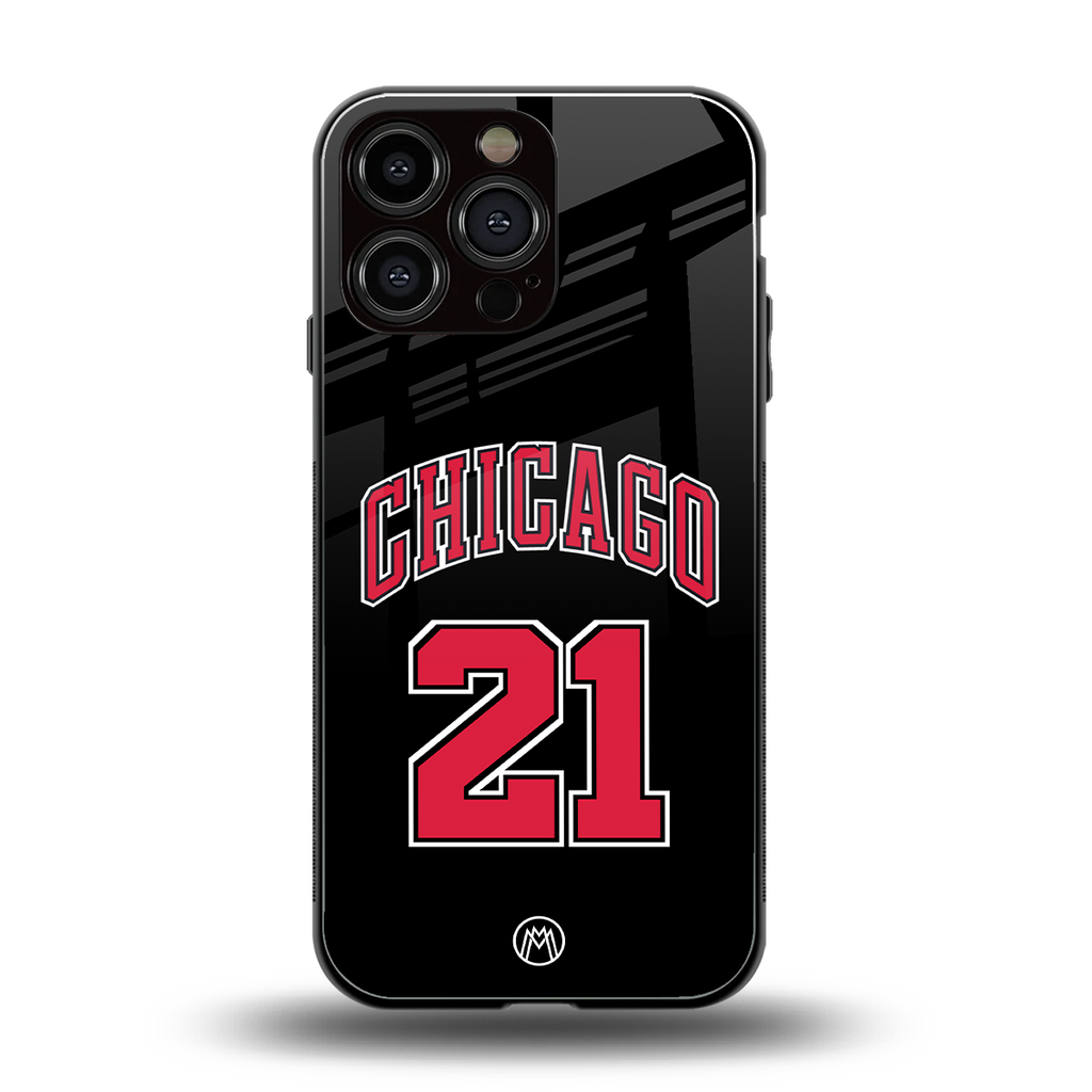 chicago 21 back phone cover | glass case for iphone 13 pro max