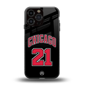 chicago 21 back phone cover | glass case for iphone 13 pro max