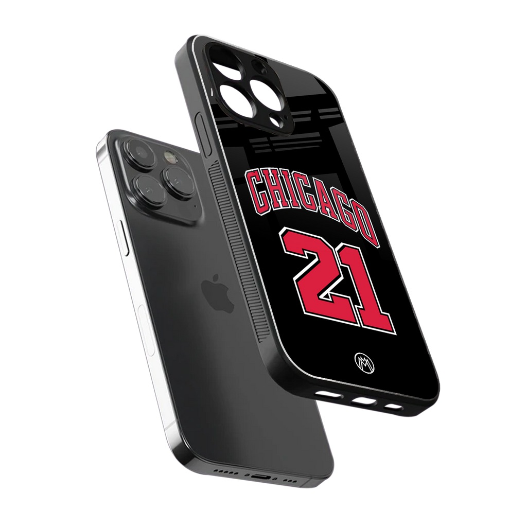 chicago 21 back phone cover | glass case for iphone 13 pro max