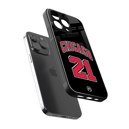 chicago 21 back phone cover | glass case for iphone 13 pro max