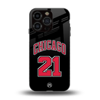 chicago 21 back phone cover | glass case for iphone 13 pro