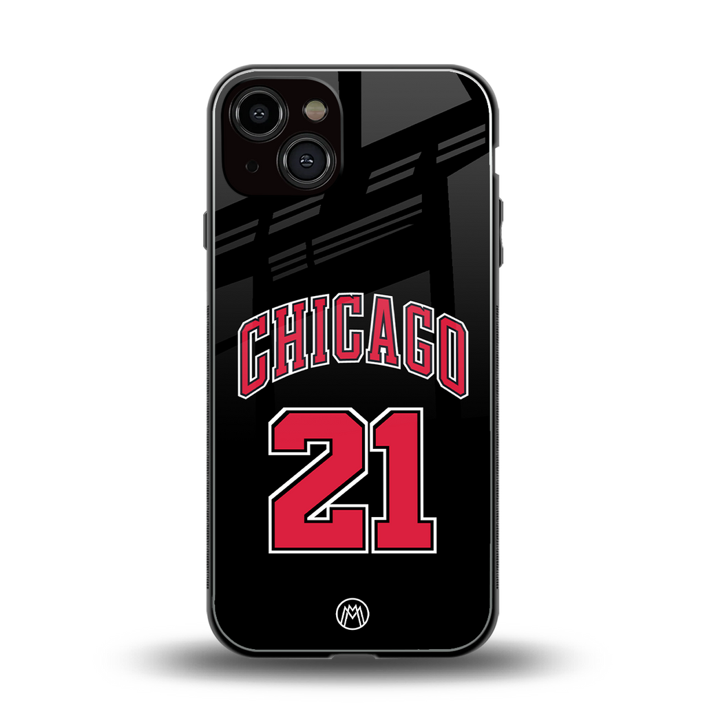 chicago 21 back phone cover | glass case for iphone 13