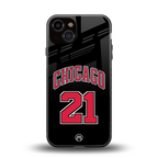 chicago 21 back phone cover | glass case for iphone 13