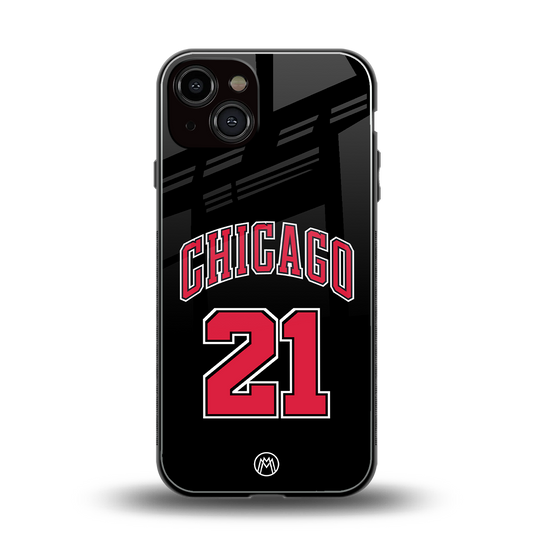 chicago 21 back phone cover | glass case for iphone 13