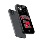 chicago 21 back phone cover | glass case for iphone 15 plus