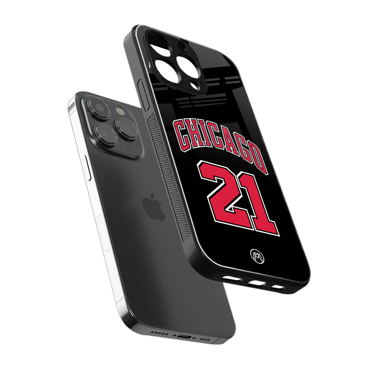 chicago 21 back phone cover | glass case for iphone 15 pro max