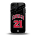 chicago 21 back phone cover | glass case for iphone 15