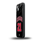 chicago 21 back phone cover | glass case for iphone 15