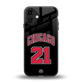 chicago 21 back phone cover | glass case for iphone 16 plus