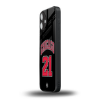 chicago 21 back phone cover | glass case for iphone 16 plus