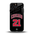 chicago 21 back phone cover | glass case for iphone 16 pro max