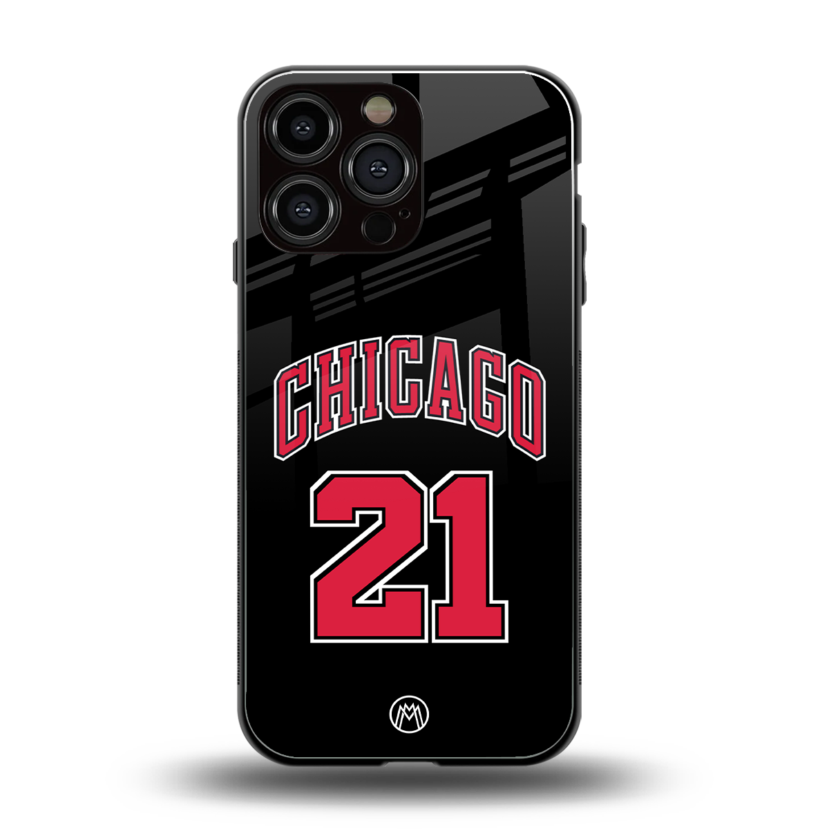 chicago 21 back phone cover | glass case for iphone 16 pro max