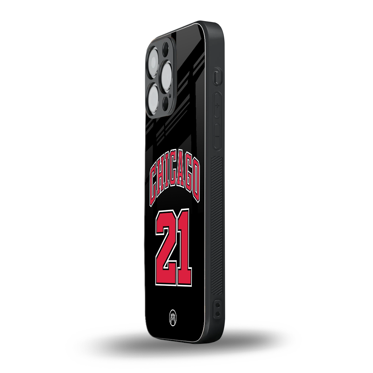 chicago 21 back phone cover | glass case for iphone 16 pro max