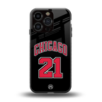 chicago 21 back phone cover | glass case for iphone 16 pro