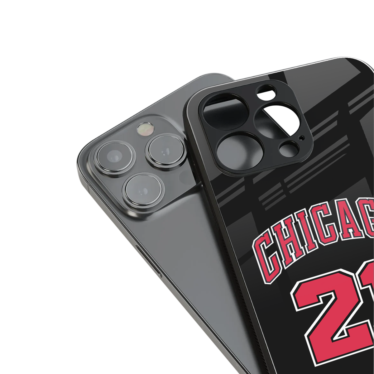 chicago 21 back phone cover | glass case for iphone 16 pro