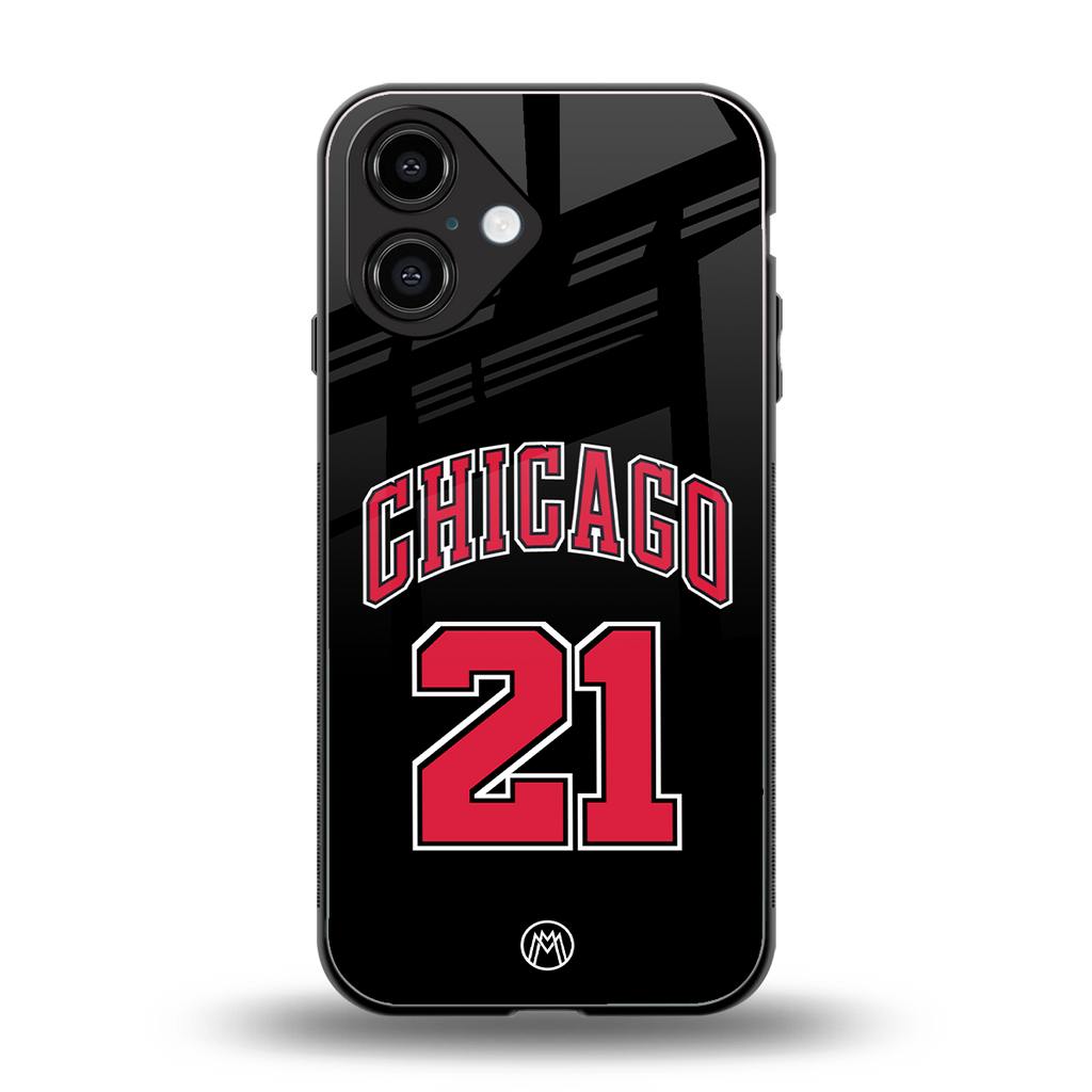chicago 21 back phone cover | glass case for iphone 16